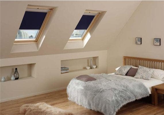RoofLITE noise reduction pitched roof windows in loft